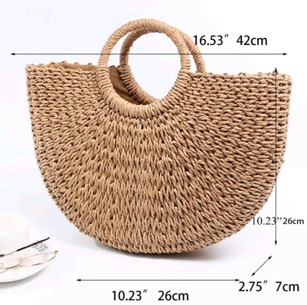 Last one / Summer Beach Straw Bag - Picture 5 of 5